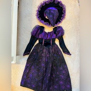 Spider web witch costume